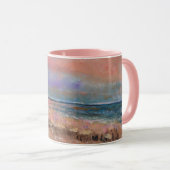 Mug Peinture Art Plage (Devant droit)