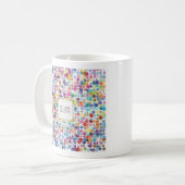 Mug Peinture artistique Splatter coloré (Devant gauche)