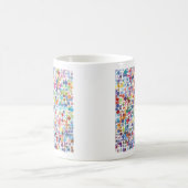 Mug Peinture artistique Splatter coloré (Centre)