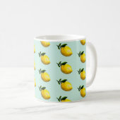 Mug Peinture au citron aquarelle (Devant droit)