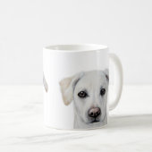 Mug Peinture au Labrador blanc par miart (Devant droit)
