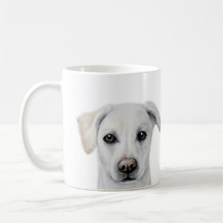 Mug Peinture au Labrador blanc par miart