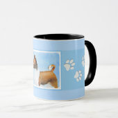 Mug Peinture Basenji - Belle Art Original (Devant droit)