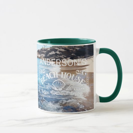 Mug Peinture Beach Cove (Droite)