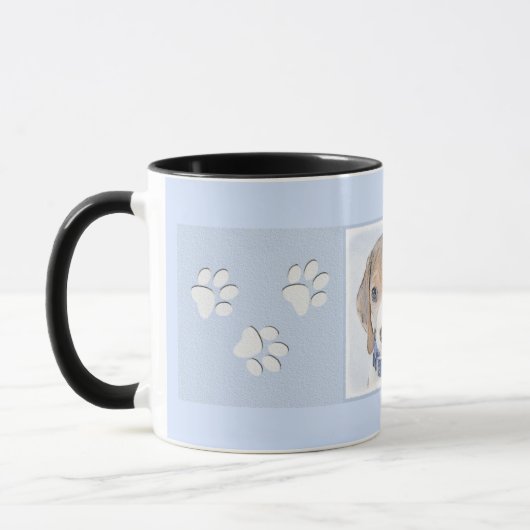 Mug Peinture beagle - Cute Original Chien Art (Gauche)