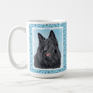 Mug Peinture belge Sheepdog - Cute Original Chien Art