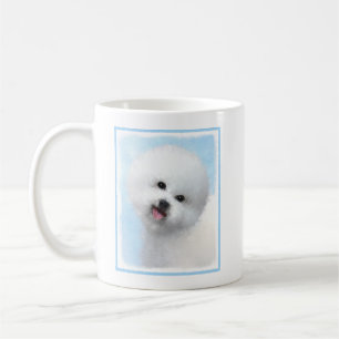 Mug Peinture Bichon Frisé - Art de Chien Original Mign