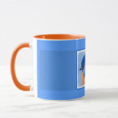 Mug Peinture Bluebird - Art original pour oiseaux (Gauche)