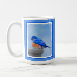 Mug Peinture Bluebird - Art original pour oiseaux