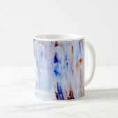 Mug peinture Brown et bleue liquide (Devant droit)