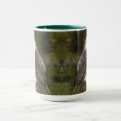 Mug Peinture cadeau de la chouette de l'Ouest (Centre)