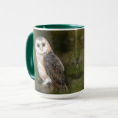 Mug Peinture cadeau de la chouette de l'Ouest (Devant gauche)