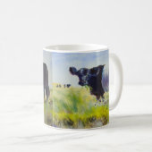 Mug Peinture ceinturée de vache à Galloway (Devant droit)
