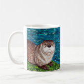 Mug Peinture Cheeky River Otter (Gauche)
