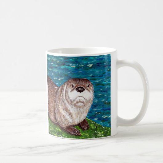 Mug Peinture Cheeky River Otter (Droite)