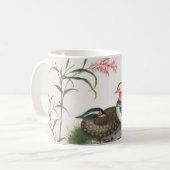 Mug Peinture chinoise de canard de mandarine (Devant gauche)