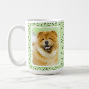 Mug Peinture Chow Chow - Joli art original chien