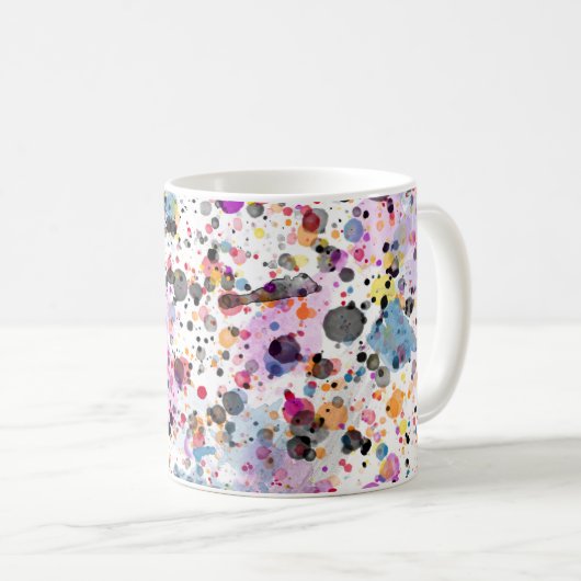 Mug Peinture colorée (Devant droit)