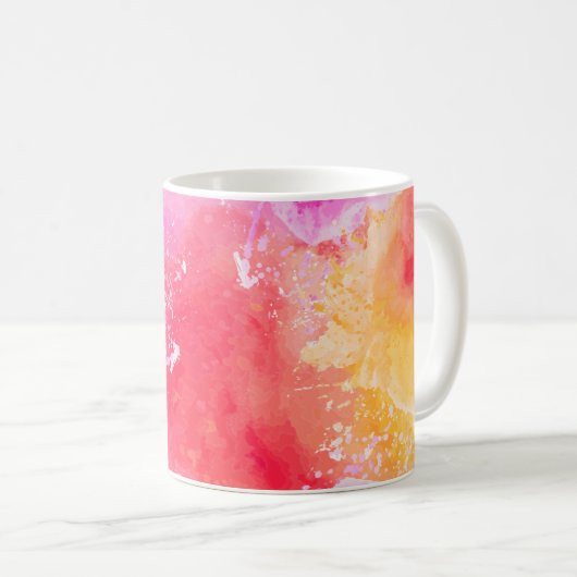 Mug peinture colorée (Devant droit)