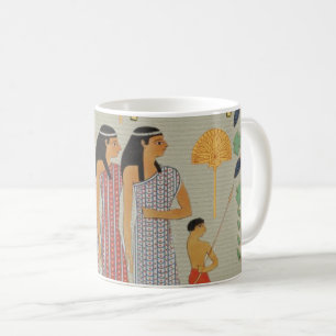 Mug peinture colorée décorée géante égyptienne antique