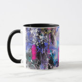Mug Peinture colorée Grungy Abstraite (Gauche)