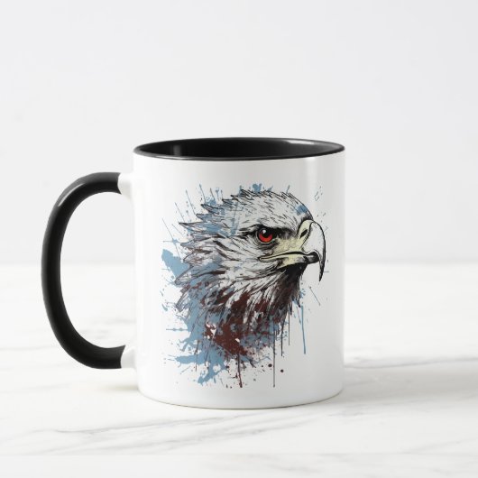 Mug Peinture d'aigle (Gauche)