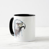 Mug Peinture d'aigle (Devant gauche)