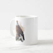 Mug Peinture d'aigle à balles (Devant gauche)