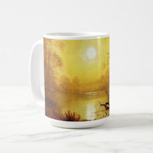 Mug Peinture d'Albert Bierstadt, Lever du soleil,