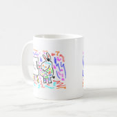 Mug peinture d'âne (Devant gauche)