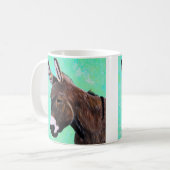 Mug Peinture d'âne (Devant gauche)