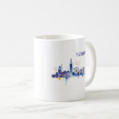 Mug Peinture d'aquarelle d'art londonien (Devant droit)