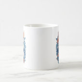 Mug Peinture d'aquarelle de chat mignonne avec éclabou (Centre)