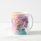 Mug Peinture d'aquarelle des champignons (Devant droit)