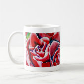 Mug Peinture d'aquarelle rose Roses (Gauche)