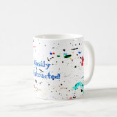 Mug Peinture d'art Abstrait Splashes Spotty Personnali (Devant droit)