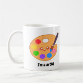 Mug Peinture d'artiste colorée (Gauche)