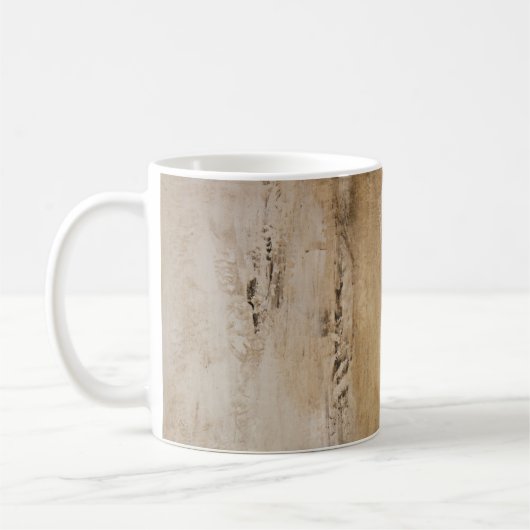 Mug Peinture d'artiste de toile de texture (Gauche)
