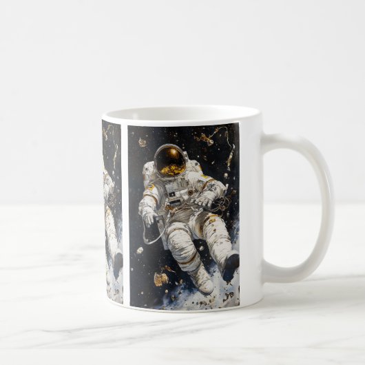 Mug Peinture d'astronaute (Droite)