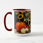 Mug Peinture d'automne de Thanksgiving (Gauche)