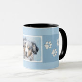 Mug Peinture de berger américaine miniature - L'art du (Devant droit)