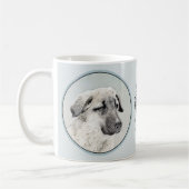 Mug Peinture de berger anatolienne - Art original de c (Gauche)