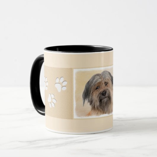 Mug Peinture de berger pyrénéenne - Cute Original Chie (Devant gauche)