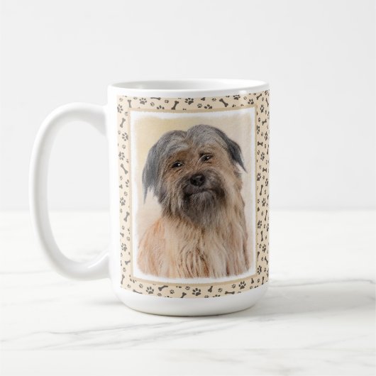 Mug Peinture de berger pyrénéenne - Cute Original Chie (Gauche)