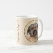 Mug Peinture de berger pyrénéenne - Cute Original Chie (Devant droit)