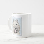 Mug Peinture de Bouvier des Flandres - Art original de (Devant gauche)