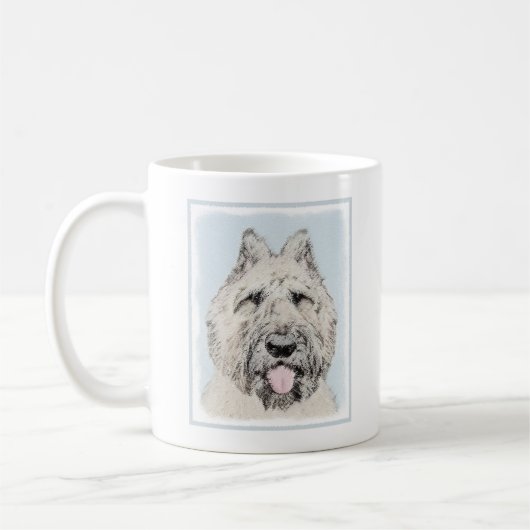 Mug Peinture de Bouvier des Flandres - Art original de (Gauche)