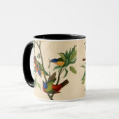 Mug Peinture de Bunting par Audubon Bird Painting (Devant gauche)