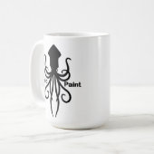 Mug Peinture de calmar (Devant gauche)