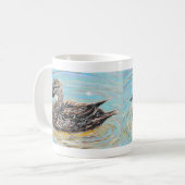 Mug Peinture de canard à colle féminin (Devant gauche)
